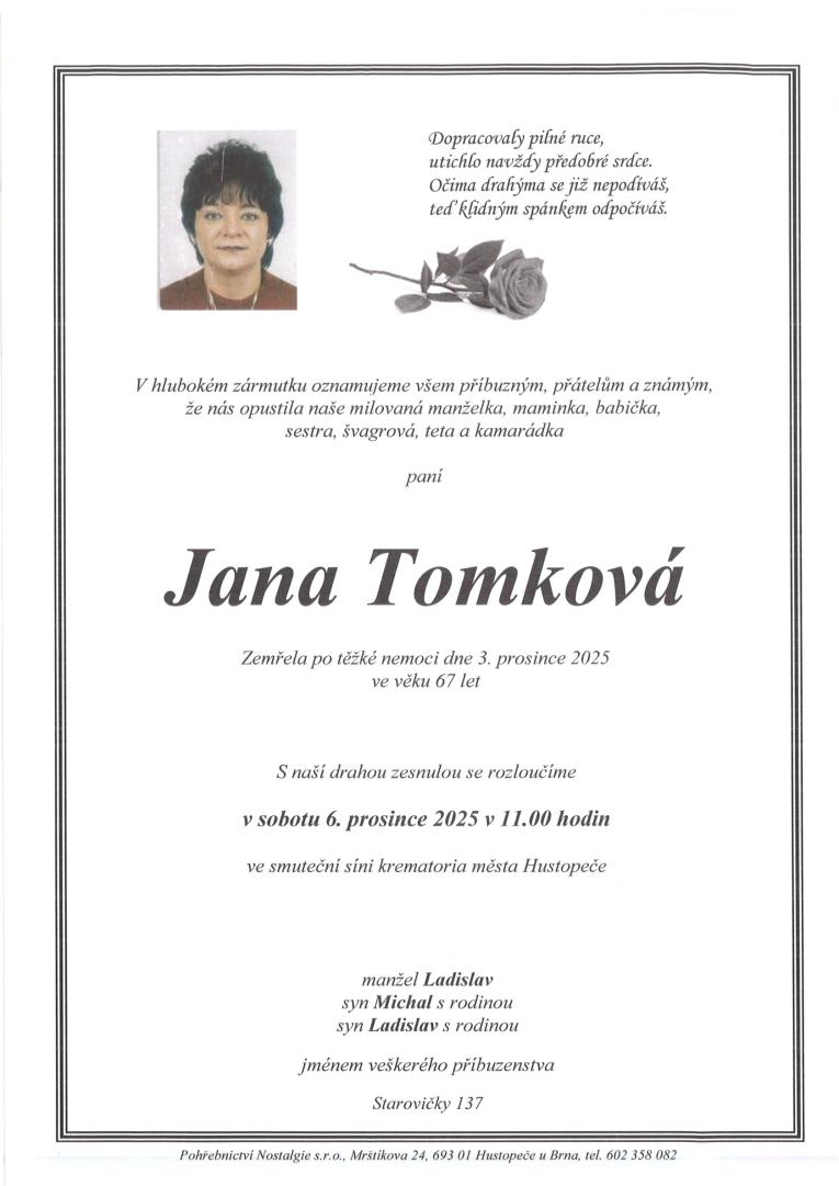 Jana Tomková 